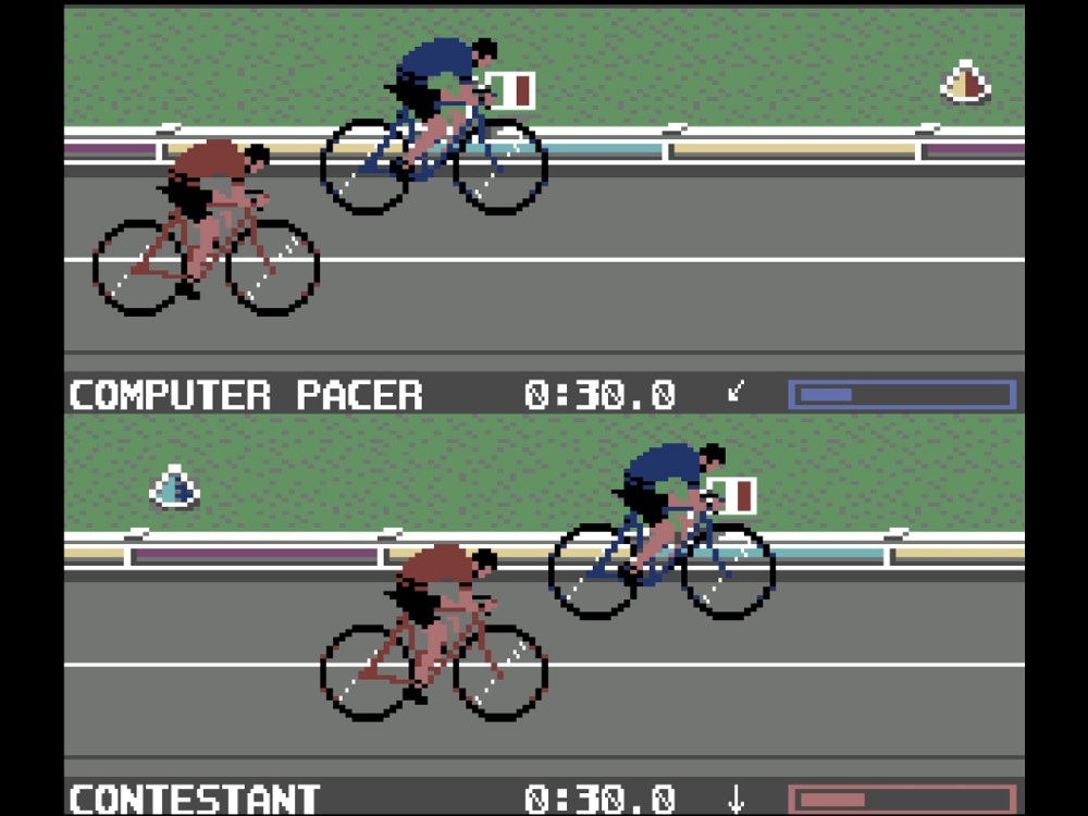 Gameplay of Summer Games II for Commodore 64